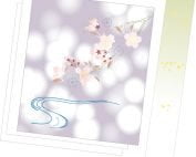 C14-06 Poem Paper: Cherry with Flow-0